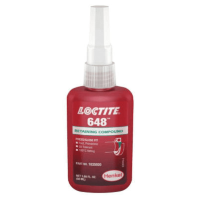 Loctite 648 Retaining Compound, High Strength, 250 ml