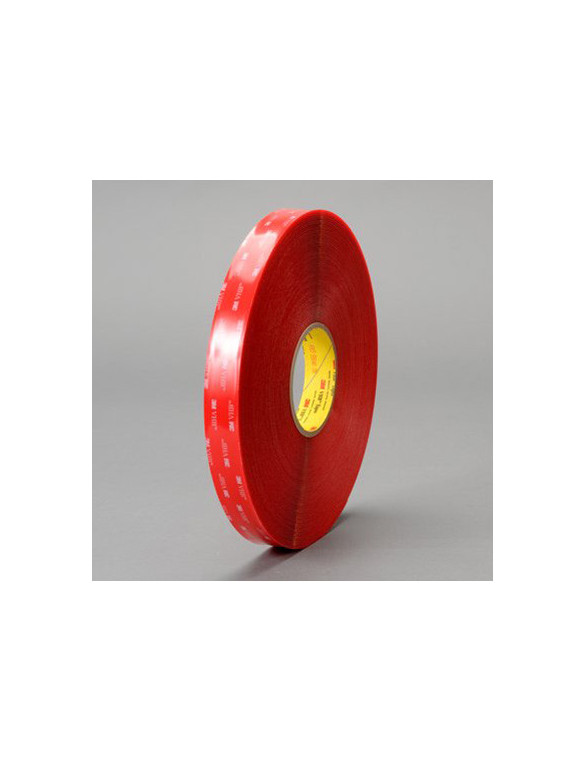 3M™ VHB™ 4905F nastro biadesivo trasparente 12 mm x 66 m spessore 0,5 mm,  liner Plastico rosso