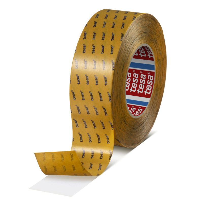 Tesa 51966 nastro supportato in PET, trasparente, 50 mm x 50 m x 0,20mm
