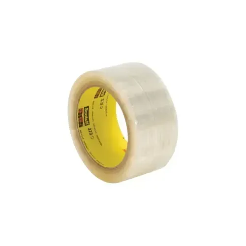 3M Scotch 375E high-performance packaging tape, Transparent, 50 mm x 66 m, 0.075 mm