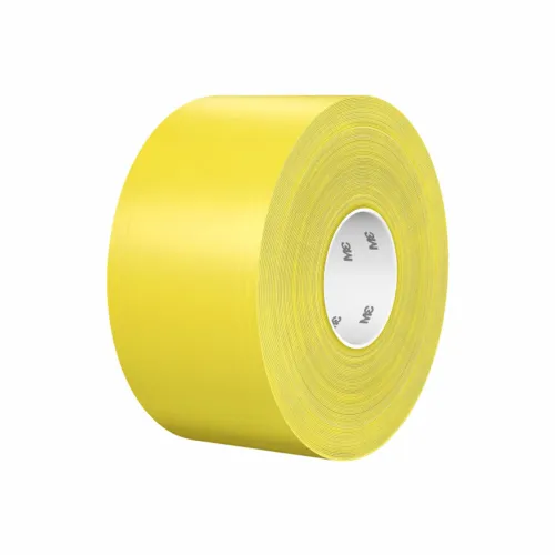 3M™ 971 Durable Floor Marking Tape, YELLOW, 50.8 mm x 32.9 mm thickness 0.8 mm