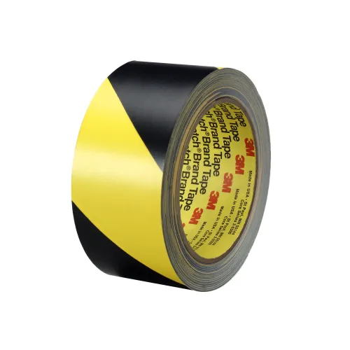 3M 5702 nastro adesivo per segnaletica di sicurezza, Nero e Giallo, 50 mm x 33 m, 0.14 mm