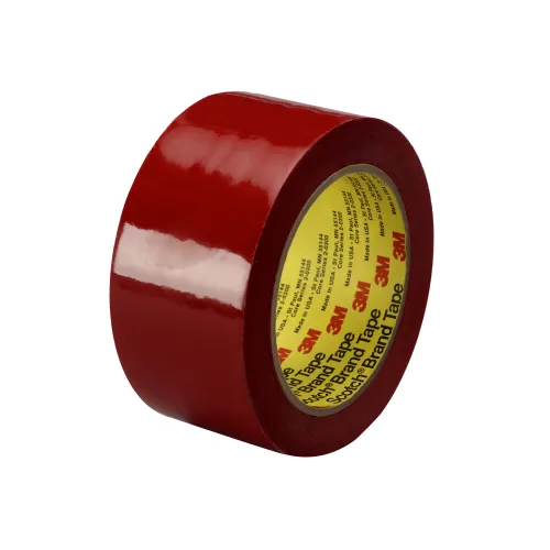 3M 483 Polyethylene Tape, Red, 50 mm x 33 m thickness 0.13 mm