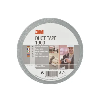 3M 1900 duct tape, Silver, 50 mm x 50 m, 0.17 mm
