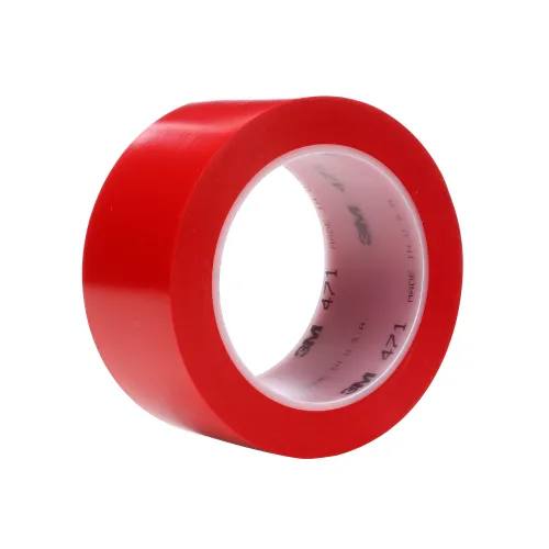 3M™ Vinyl Tape 471 Red, 50 mm x 33 m thickness 0,13mm
