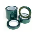 3M 8992 Nastro in poliestere verde con adesivo siliconico 25 mm x 66 m spessore 0,08 mm