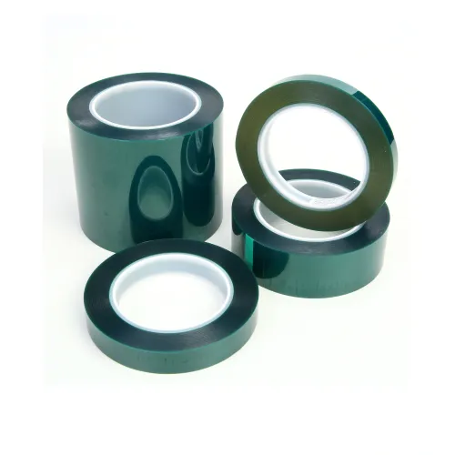 3M Polyester Tape 8992 translucent green, silicone adhesive, roll  50 mm x 66 m
