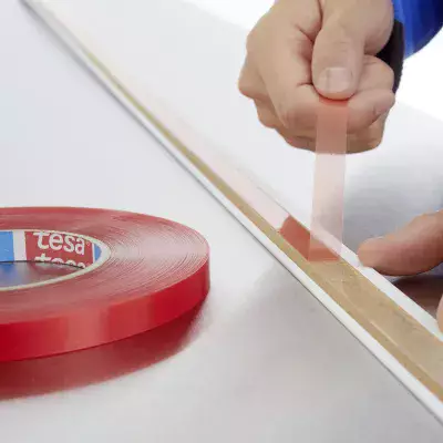Tesa 4965 nastro biadesivo trasparente supportato PET