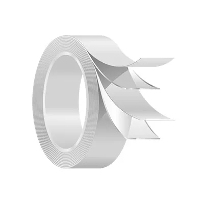 FT 397 Avery Dennison Double-sided PET film tape, transparent, 1000 mm x 125 m, thickness 0.084 mm