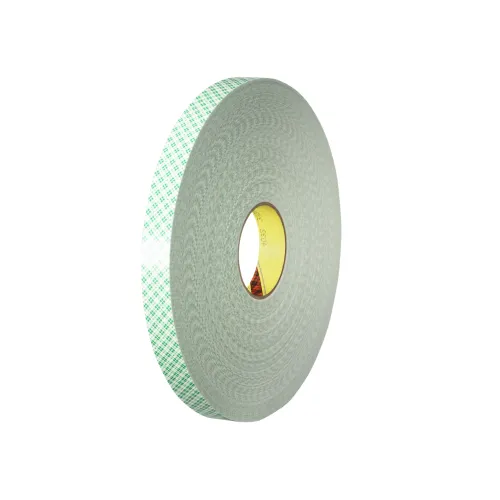 3M™ 4032 Double Coated Urethane Foam Tape, White, 12 mm x 66 m thickness 0.8 mm