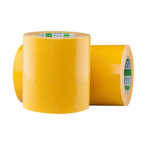 D9605 PET doble-sided tape, 1320 mm x 50 m, thickness 0.22 mm