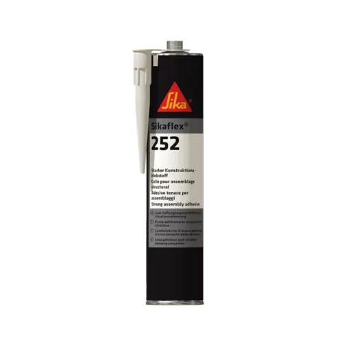 Sika Sikaflex 252 Elastic Polyurethane Adhesive, Black, 300 ml