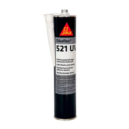 Sika 521 UV Sikaflex, weathering-resistant adhesive sealant, black, 300 ml